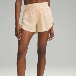 Lululemon Fast and Free High-Rise Classic-Fit Short 3" Summer Glow Size 14